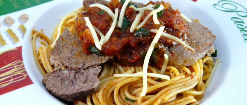 Spaghetti Rindfleisch